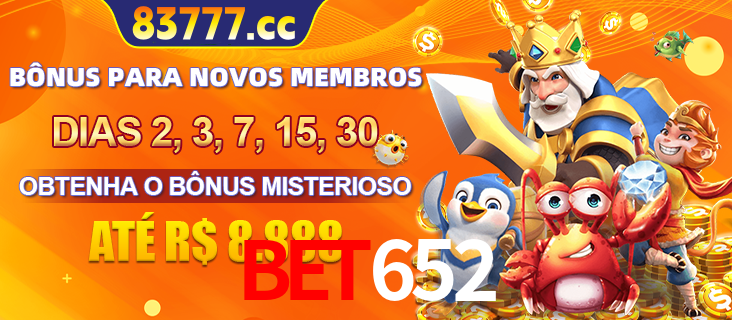 Anúncio dos benefícios para Membro VIP Sênior na plataforma bet652, incluindo bônus promocionais, semanais e mensais, ilustrado com o personagem Fortune Tiger.